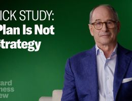 a plan is not a strategy